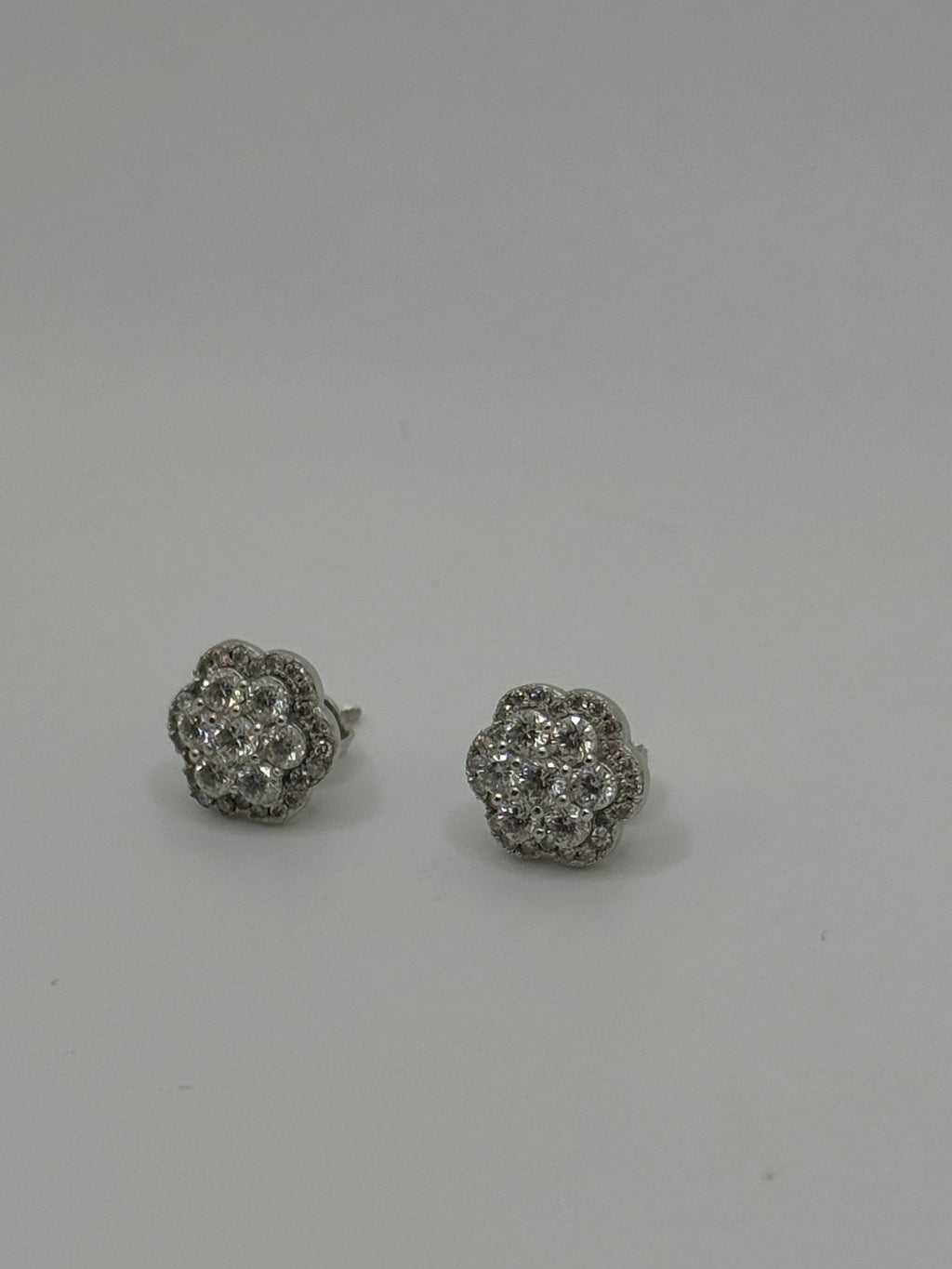 10MM Flower Cluster Earrings