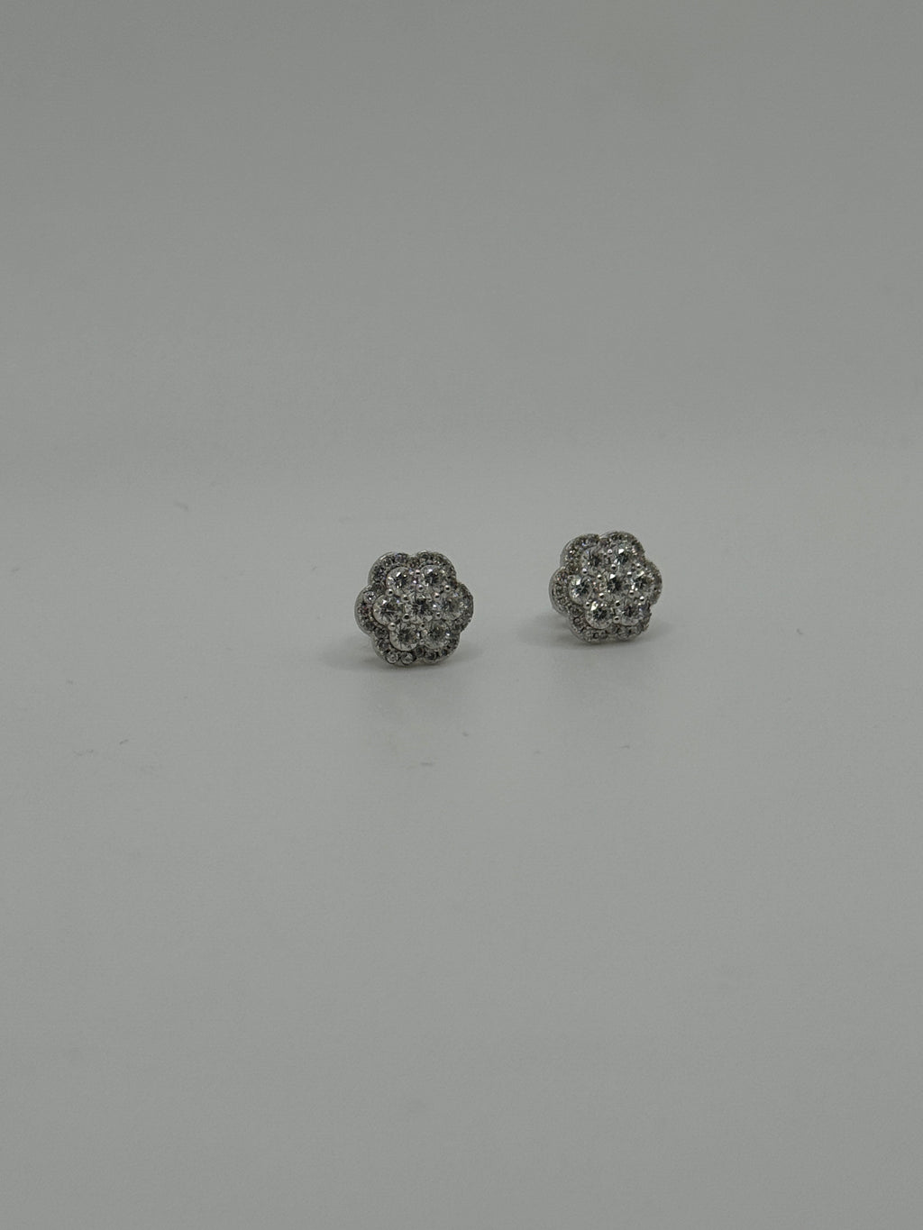 10MM Flower Cluster Earrings