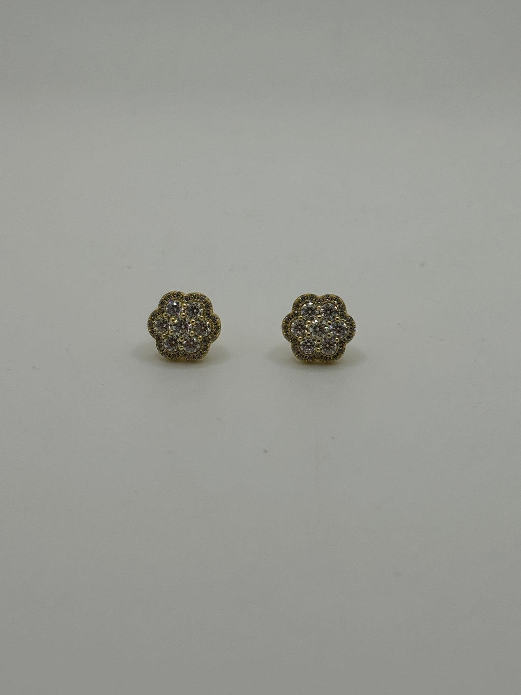 10MM Flower Cluster Earrings