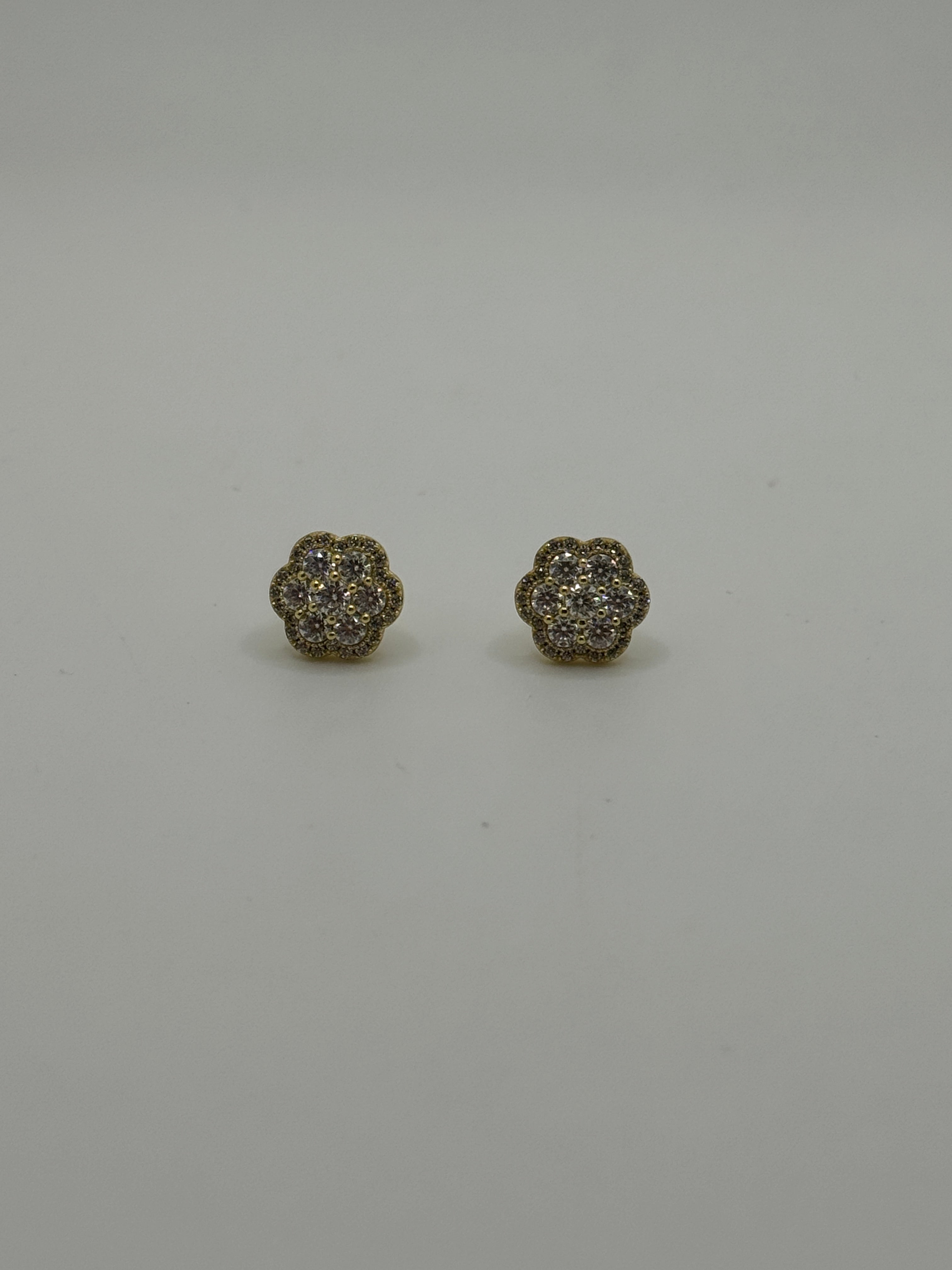 10MM Flower Cluster Earrings