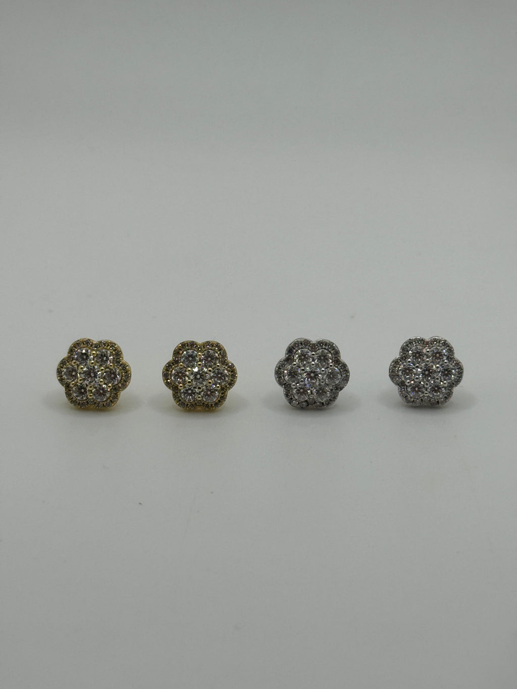 10MM Flower Cluster Earrings