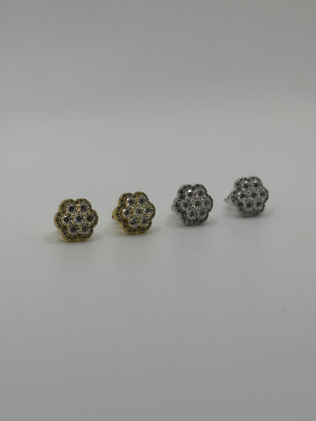 10MM Flower Cluster Earrings